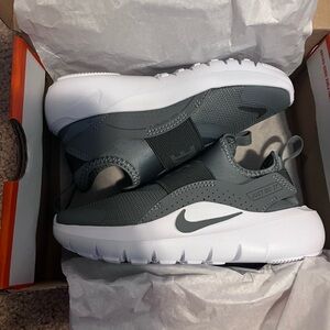 Nike Kids Dark Gray and White Sneakers